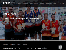Tablet Screenshot of futevolei.pt